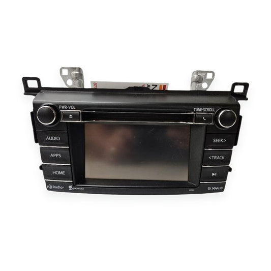 2016–2018 Toyota Rav4 AM FM CD Sirius XM Audio Radio Player Display Screen OEM — used automotive part