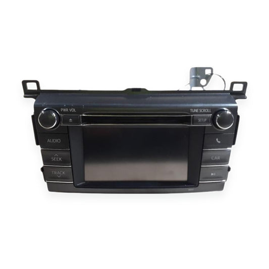 2013–2014 Toyota RAV4 Radio Display & Receiver Screen CD 100071 OEM — used automotive part