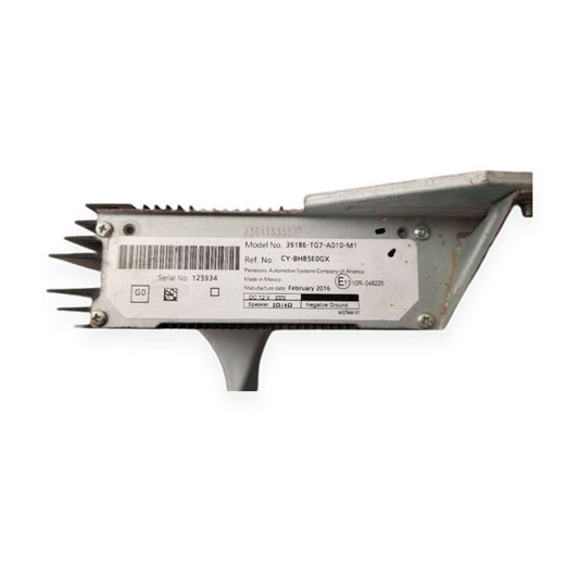 2016–2020 Honda Pilot Radio Amplifier RH Kick Panel ID 39186TG7A01 OEM — used automotive part