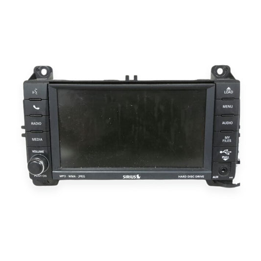 2011 Jeep Grand Cherokee Radio with Navigation Sat CD DVD HDD Face ID RHB OEM — used automotive part