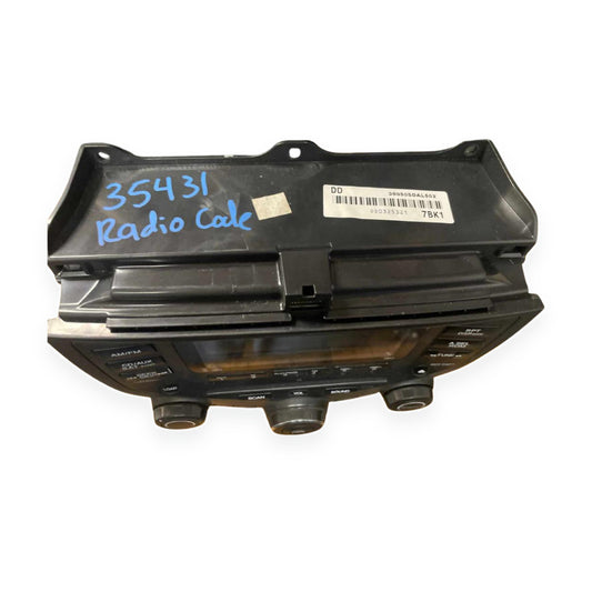 2004–2007 Honda Accord Radio AM FM Climate Control Temperature Panel OEM — used automotive part