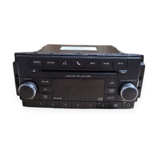 2012–2017 Jeep Patriot AM-FM-CD-MP3 Player Satellite Radio Receiver ID RES — used automotive part