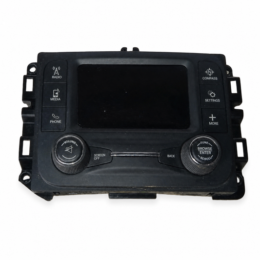 Used 2015 Dodge RAM 1500 2500 5" Radio Receiver Head Unit with Satellite