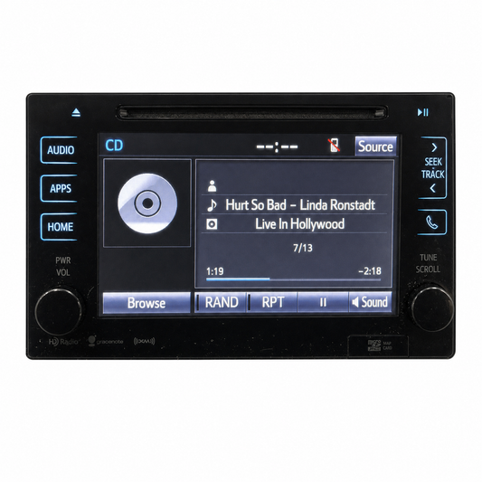 Used 2016–2017 Toyota Sienna navigation radio display 8680408030