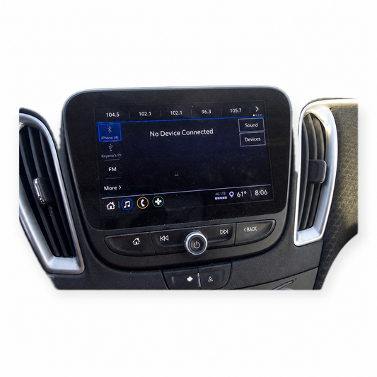 Used 2021–2024 Chevrolet Malibu Radio Dash Mounted Display Screen ID 84712142