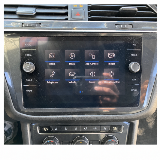 Used 2018–2023 Volkswagen Tiguan Info-GPS-TV 8.0" Display Screen ID 5G6919605C