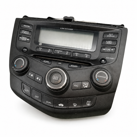 Used 2003–2007 Honda Accord radio and climate-control panel 7BK1
