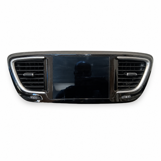 Used 2018–2020 Chrysler Pacifica Display Screen Radio Reciever Panel