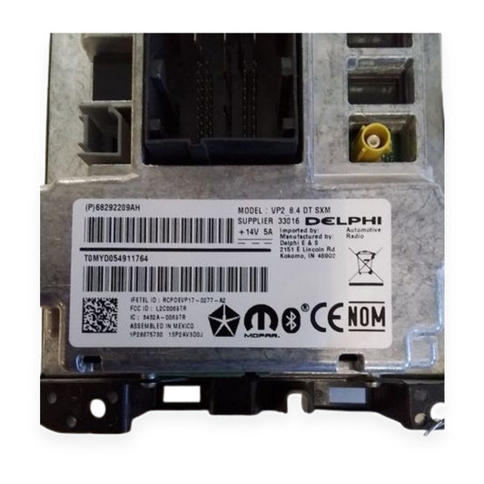 2019–2020 RAM 1500 8.4? Uconnect Radio Display Receiver OEM — used automotive part
