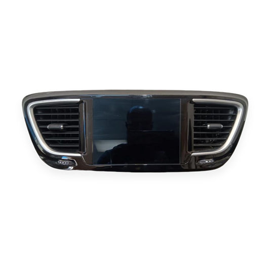 2018–2020 Chrysler Pacifica Display Screen Radio Reciever Panel OEM — used automotive part