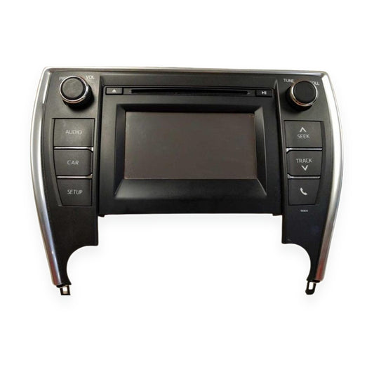 2016–2017 Toyota Camry CD Player Radio with Dash Display Screen 100614 OEM 16 17 — used automotive part