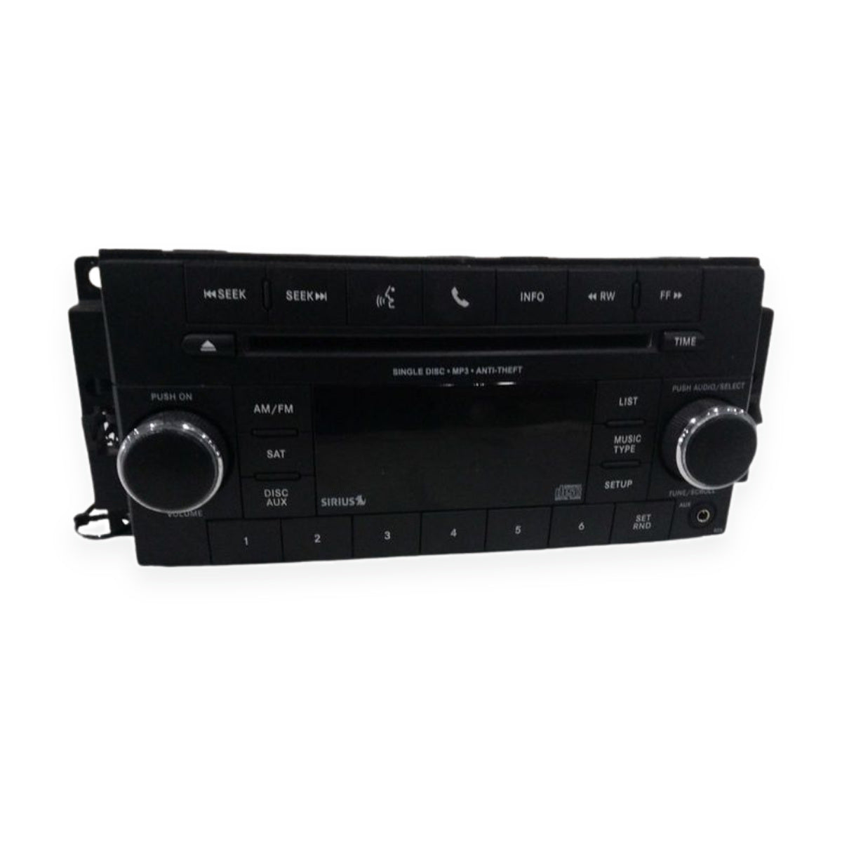 2012–2017 Jeep Patriot AM-FM-CD-MP3 Player Satellite Radio Receiver ID RES OEM — actual used item