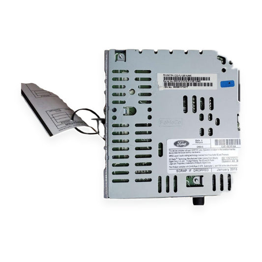 2015–2019 Ford Escape AM FM CD Mp3 Single Disc Radio Receiver OEM CJ5T-19C107-GA — used automotive part