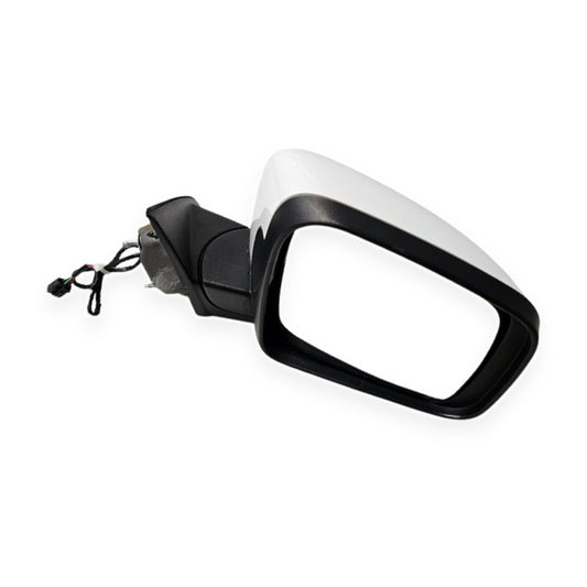 2011–2022 Jeep Grand Cherokee Passenger Side Door Mirror Assembly White Right — used automotive part