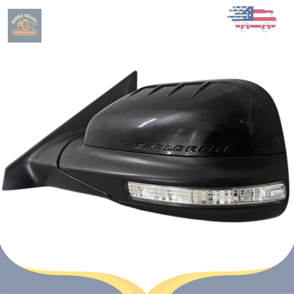 2011–2015 Ford Explorer Front Left Driver Side View Mirror Assembly OEM — view 2