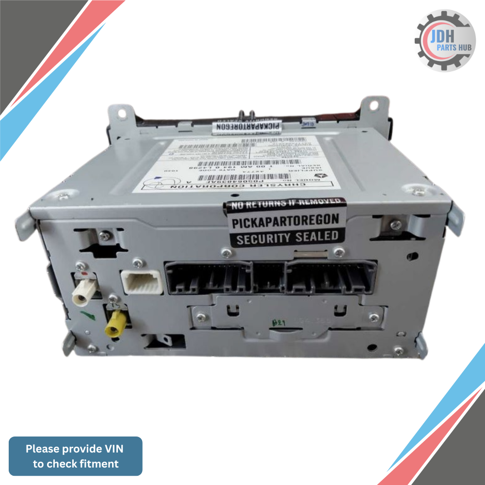 2011 Jeep Grand Cherokee Radio with Navigation Sat CD DVD HDD Face ID RHB OEM — view 3