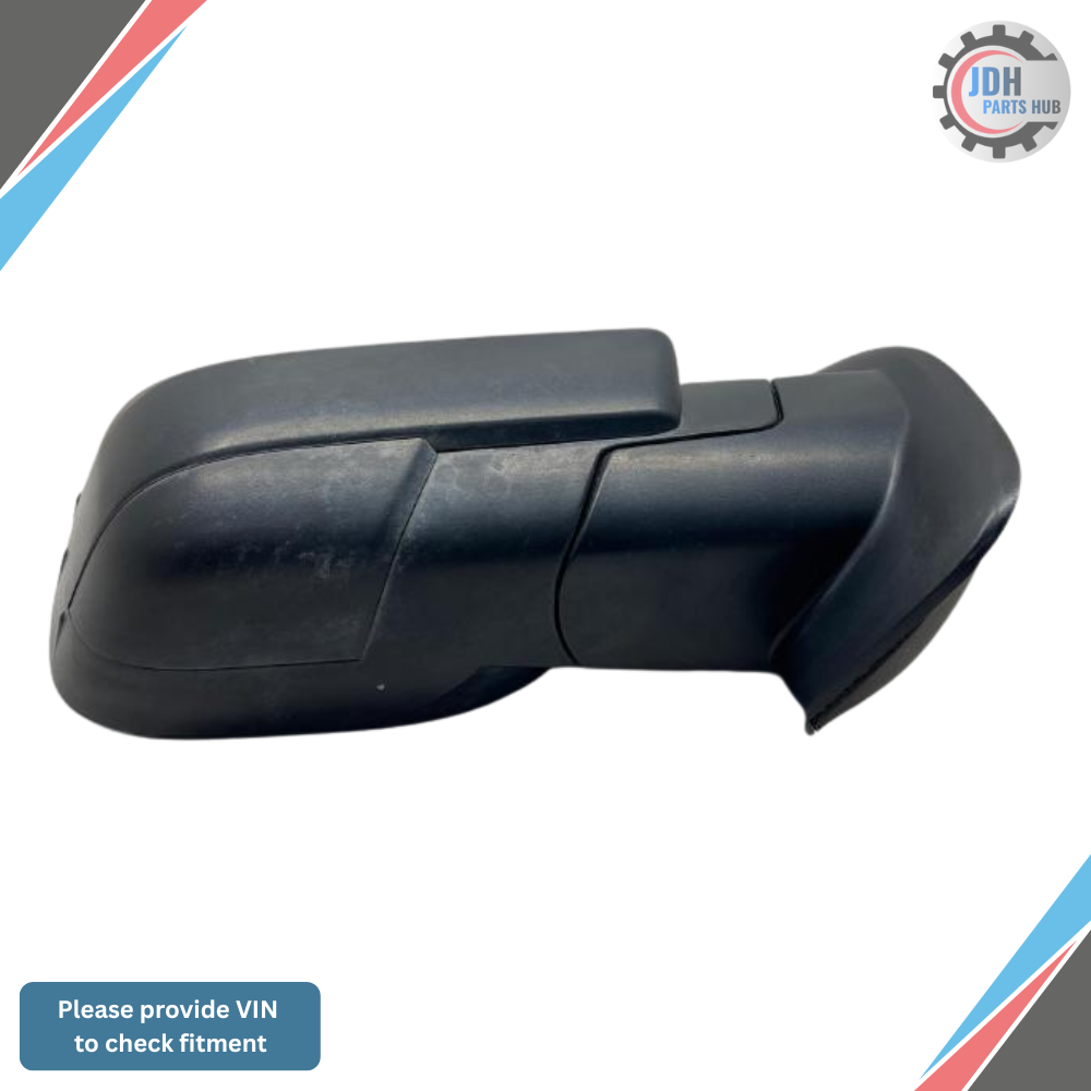 2017–2023 Nissan Titan Right Passenger Side Manual Mirror Assembly Black — view 2