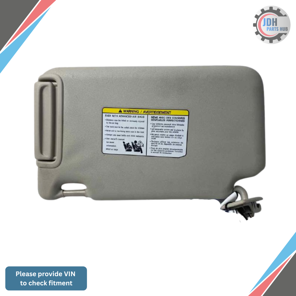 2018–2024 Nissan Kicks Passenger RH Sun Visor OEM — view 3