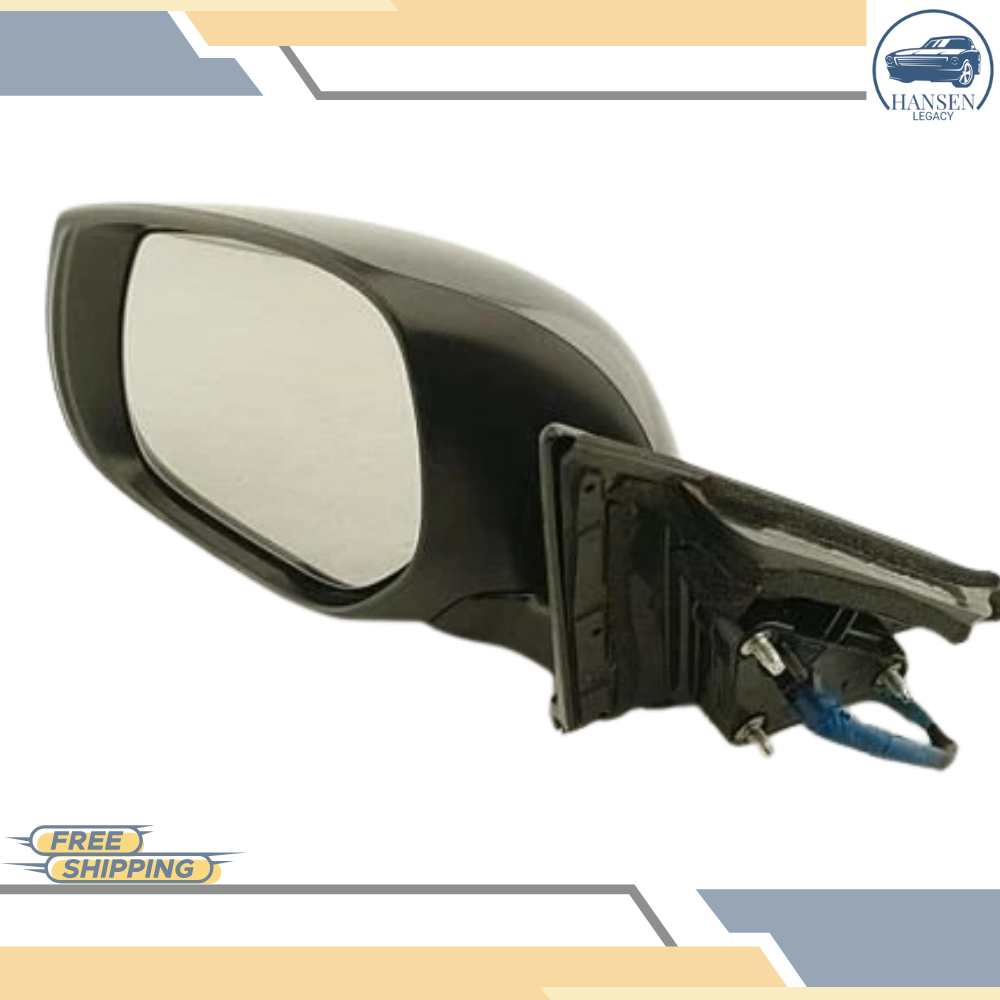 2014–2021 Infiniti Q50 Left Driver Side Door Mirror Heated Gray OEM — view 2