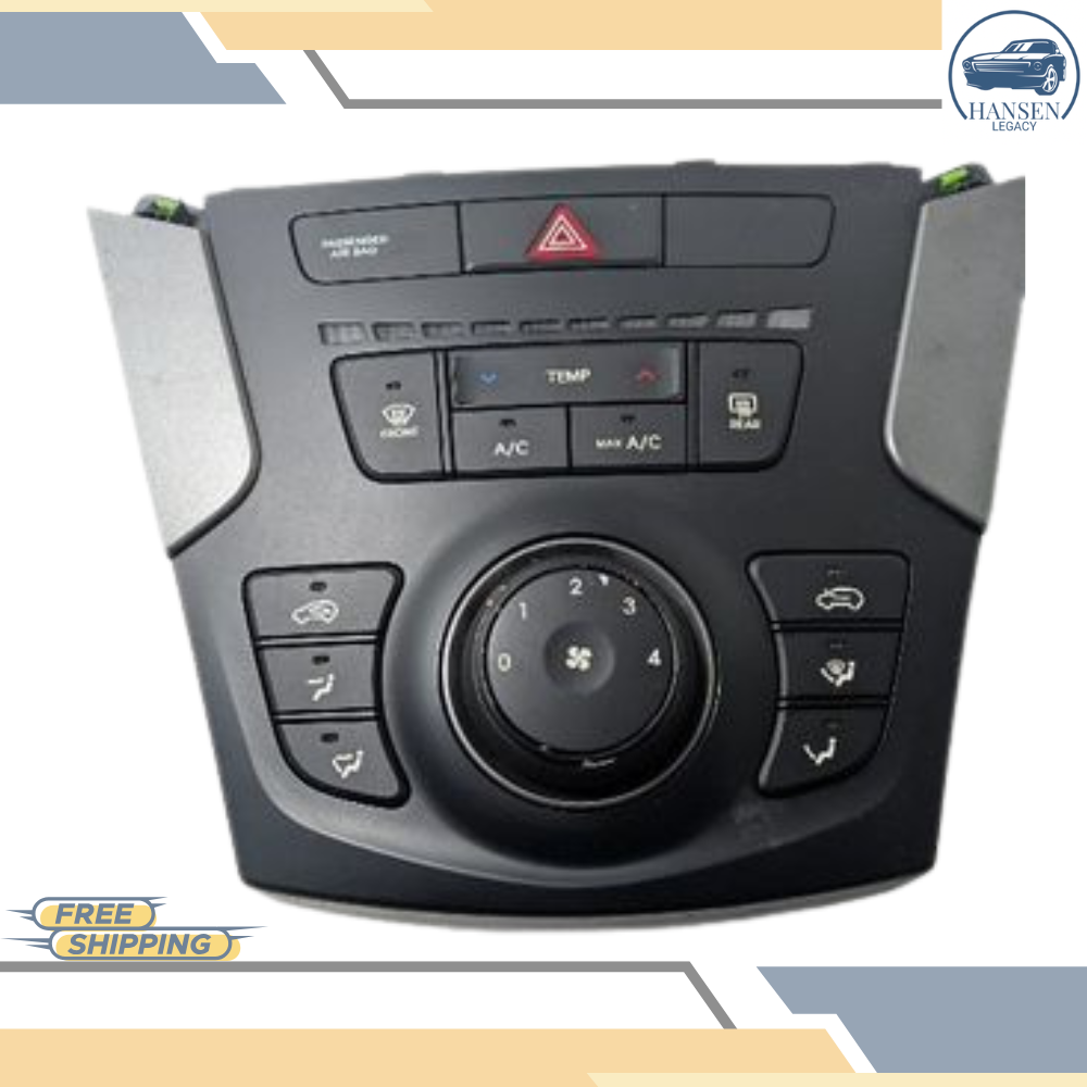 2017–2018 Hyundai Santa Fe Sport SWB Manual Climate Control Panel OEM AC Heater — view 2