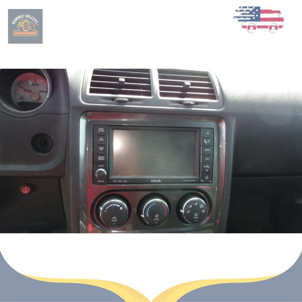 2008–2010 Chrysler Jeep Dodge AM-FM-DVD Radio Display Receiver Satellite RER OEM — view 4