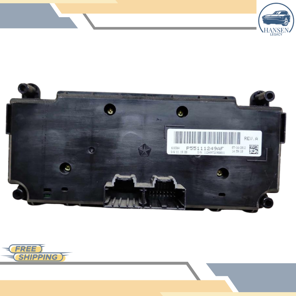 2011–2020 Dodge Caravan A/C AC Heater Temperature Control Unit Tested — view 2