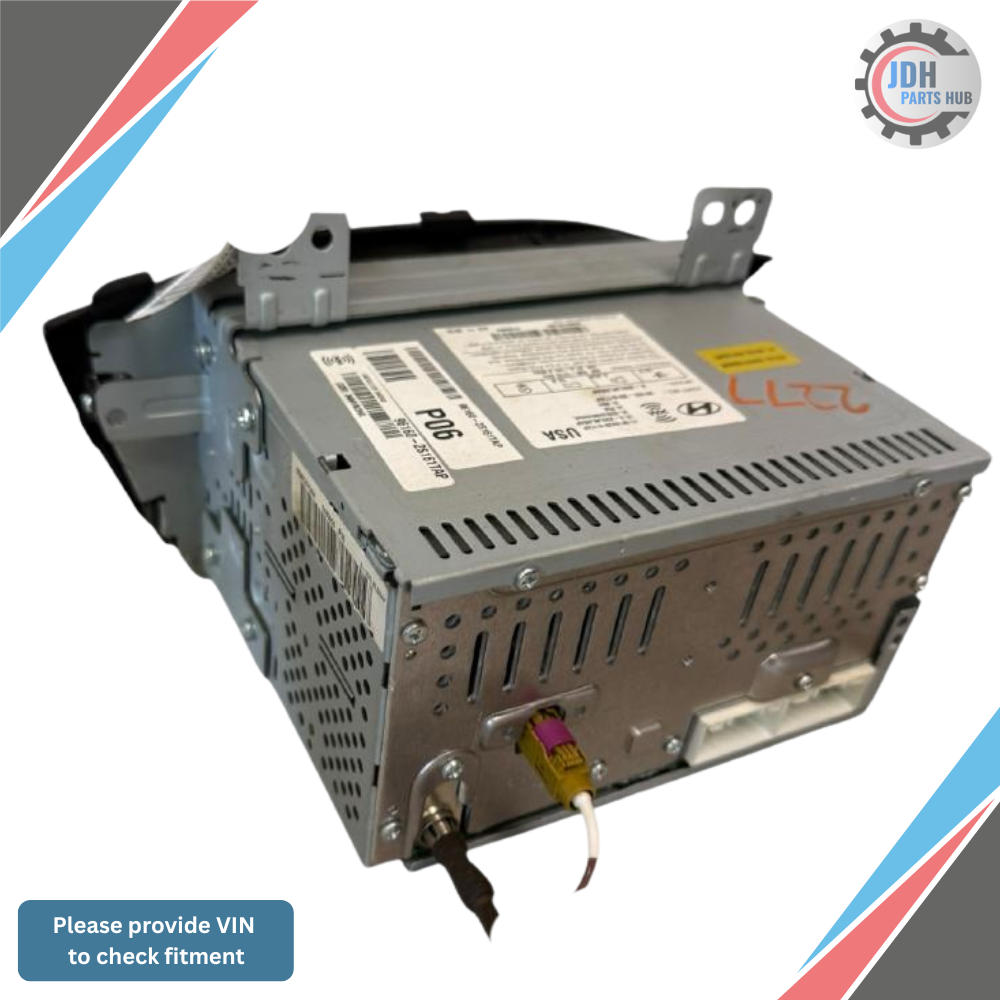 2010–2013 Hyundai Tucson AM FM CD MP3 Radio Receiver OEM — view 2