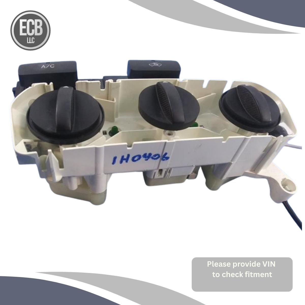 2003–2008 Toyota Corolla AC Heater Climate Temp Control Unit OEM — view 2