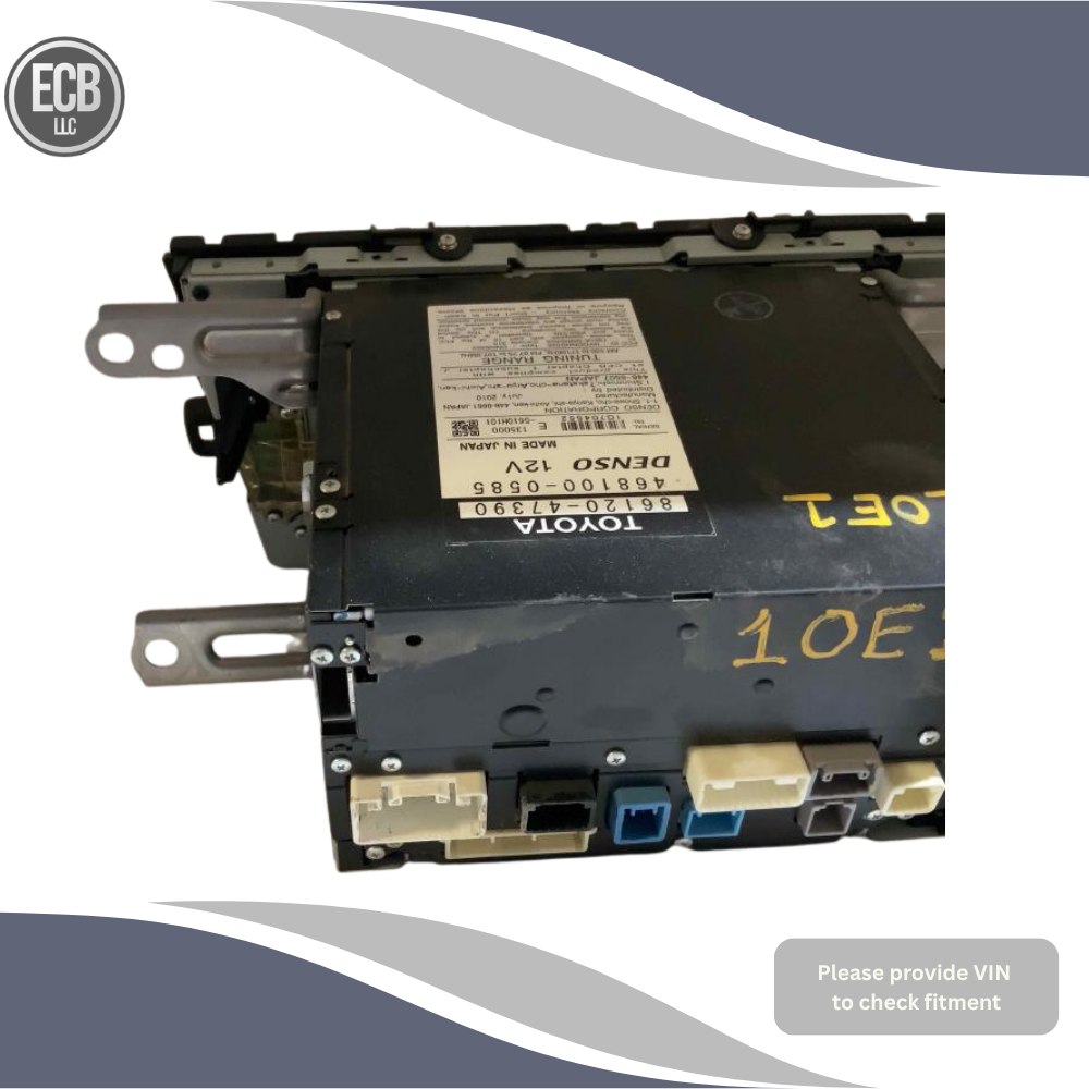 2010–2011 Toyota Prius Dash Display Screen Navigation OEM — view 3