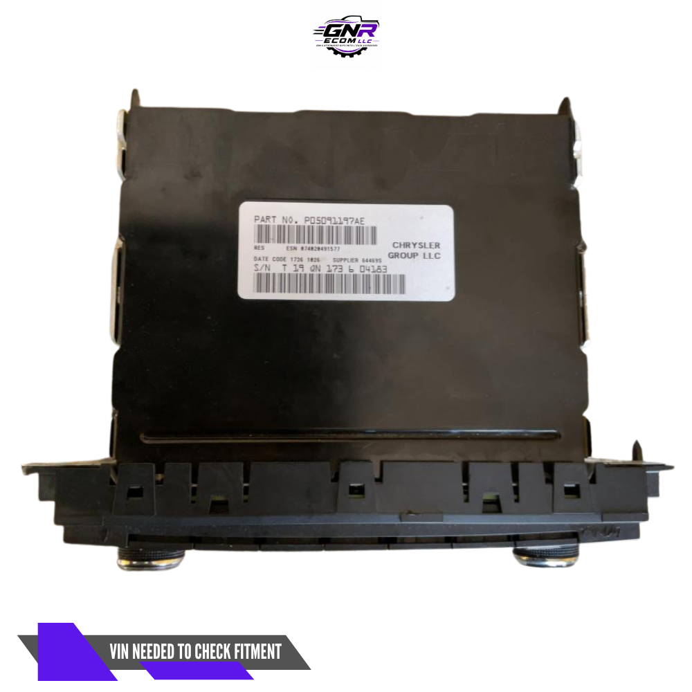 2012–2017 Jeep Patriot MP3 CD with Satellite Radio Receiver Face ID RES OEM — view 2