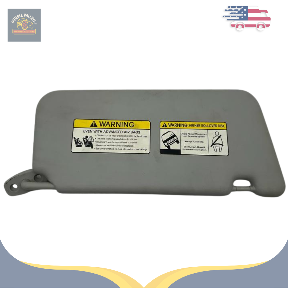 2020–2022 Kia Soul LH Driver Sunvisor Sun Visor with Mirror OEM — view 1