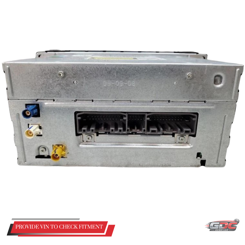 2008–2010 CHRYSLER JEEP DODGE AM-FM-DVD RADIO DISPLAY RECEIVER SATELLITE RER — view 2