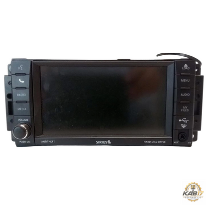 2012 Dodge Ram 1500 Radio AM FM CD DVD Player Receiver with Navigation ID RHB OEM — view 1