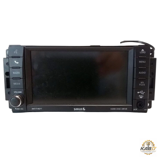 2012 Dodge Ram 1500 Radio AM FM CD DVD Player Receiver with Navigation ID RHB OEM — view 1