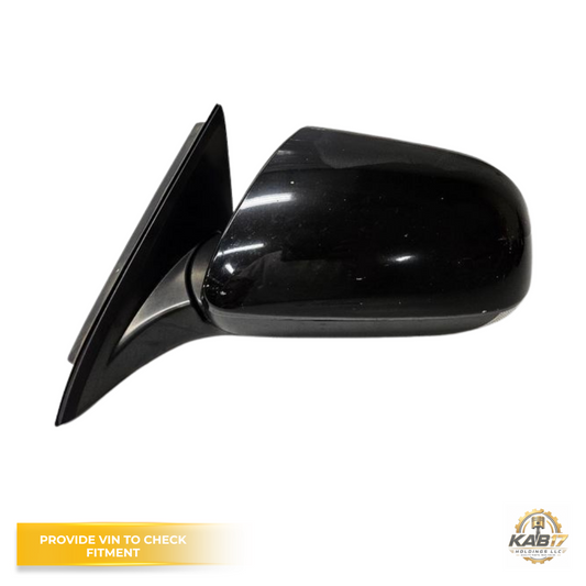 2009–2014 Acura TSX LH Driver Black Side View Door Mirror Heated Assembly OEM — view 1