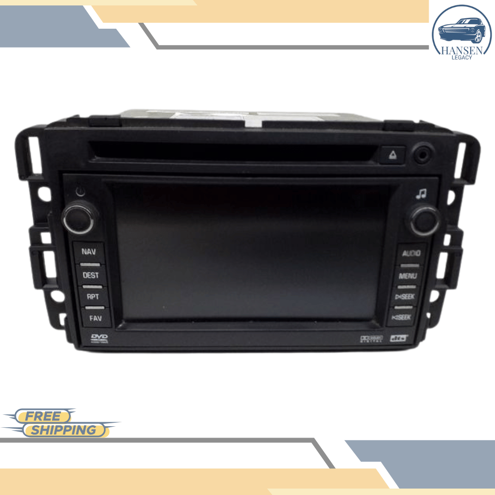 2007–2008 Chevrolet Tahoe AM FM CD DVD MP3 Navigation Radio UVB OEM — view 1