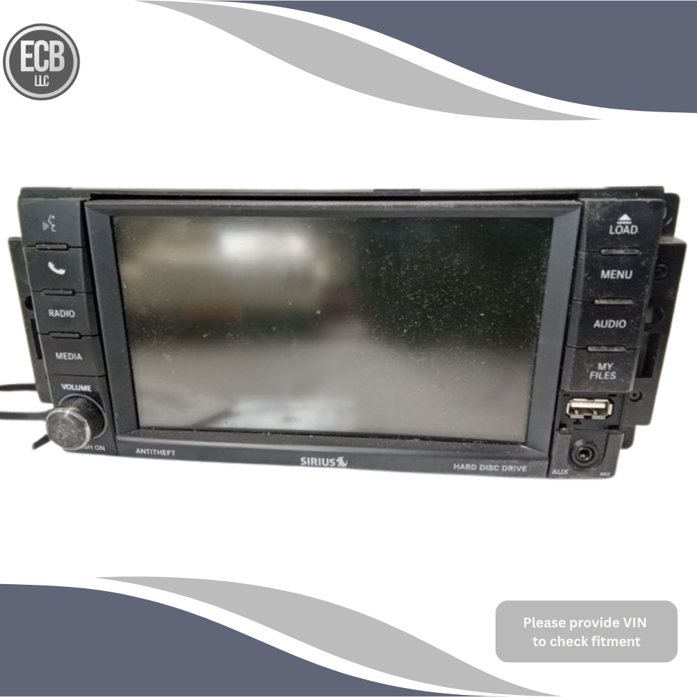 2012–2020 Dodge Caravan AM FM Radio Receiver With Display Screen OEM — view 1