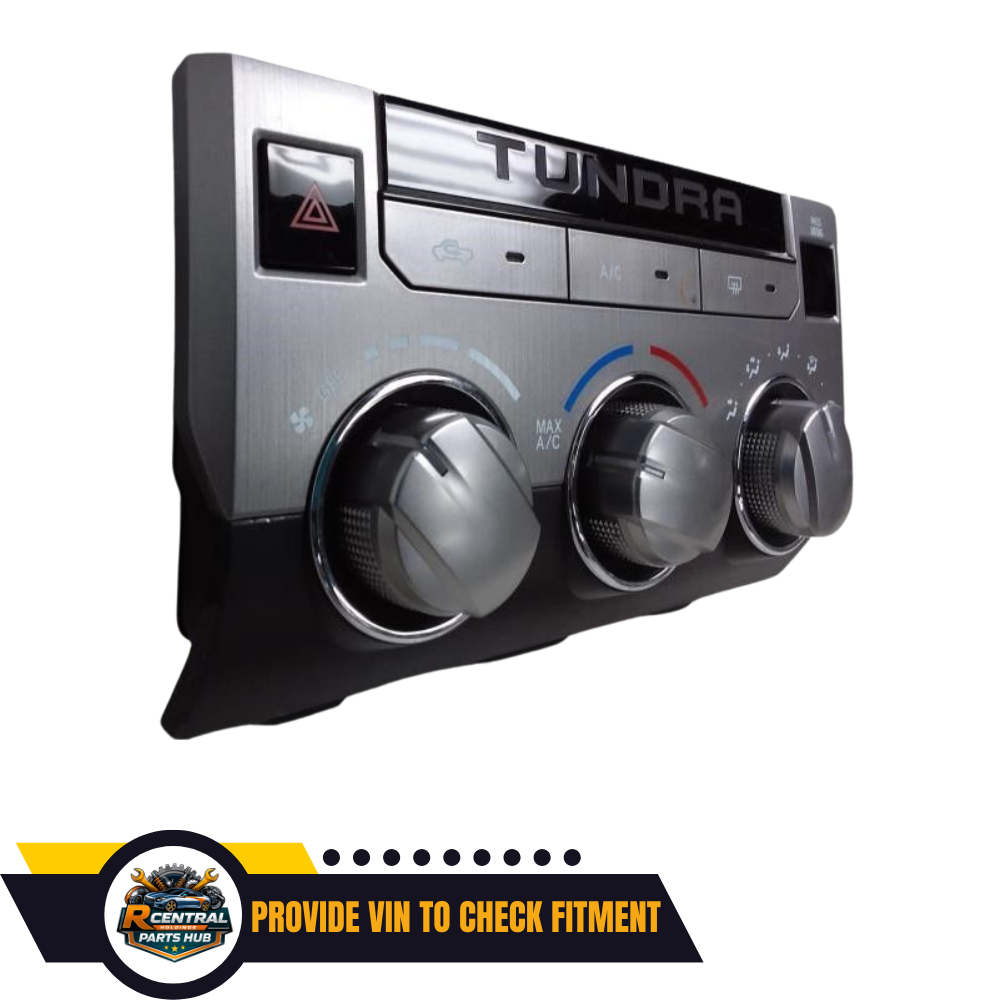 2014–2020 Toyota Tundra A/C AC Manual Heater Temperature Control Unit — view 2