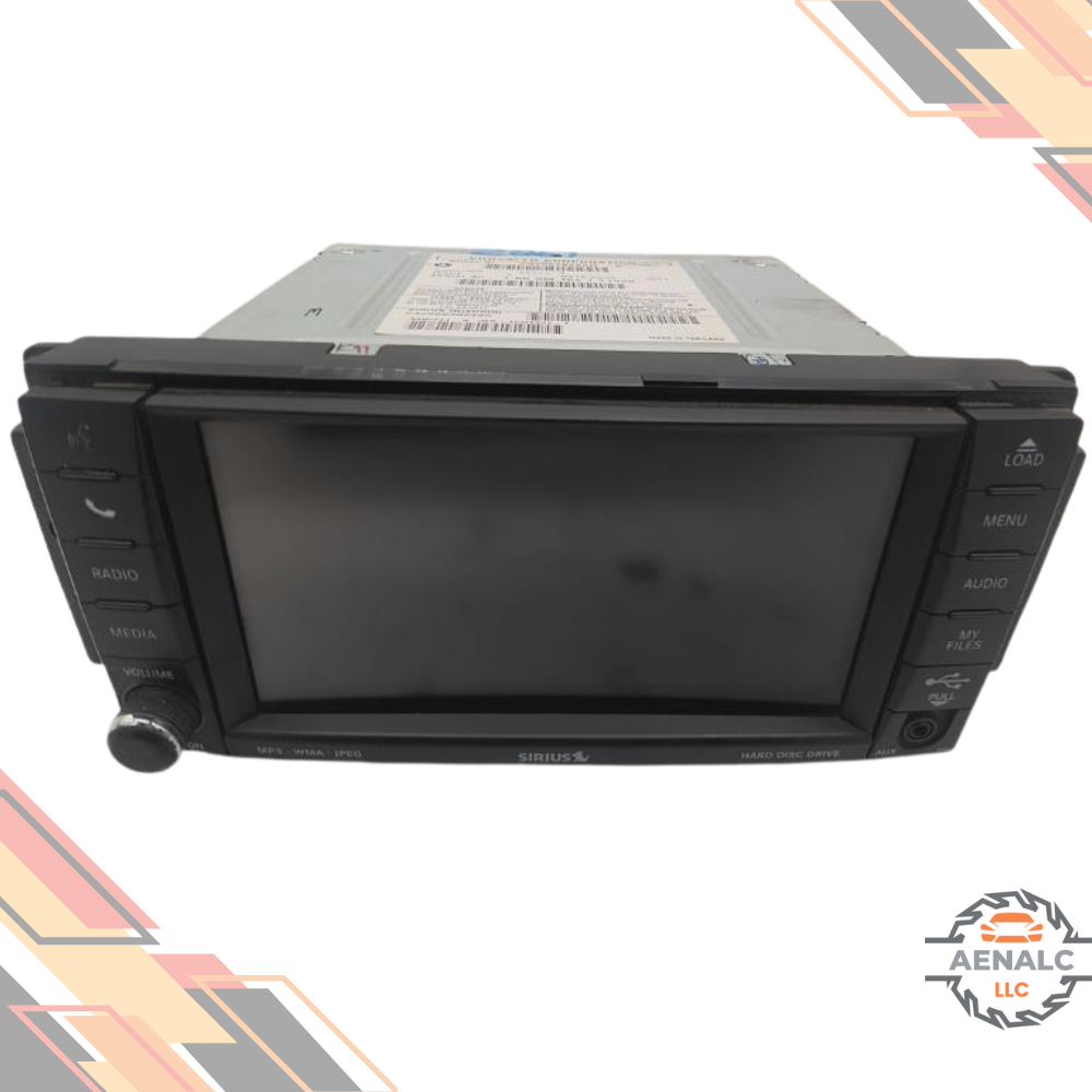 2011 Dodge Truck Ram 1500 AM FM Radio Receiver with Navigation with Display Screen OEM — view 1