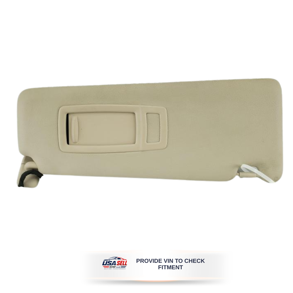 2012–2013 BMW 328i 335i RH Passenger Sunvisor Sun Visor with Mirror OEM — view 1