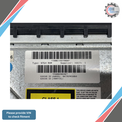 2013 Dodge Avenger AM-FM-CD-DVD-H<wbr/>DD Navigation UConnect Radio RHR OEM — view 3
