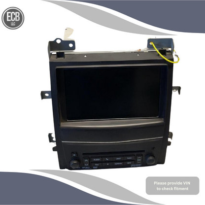 2011 Cadillac Escalade AM FM stereo DVD navigation Radio Receiver Display GMQ — view 2