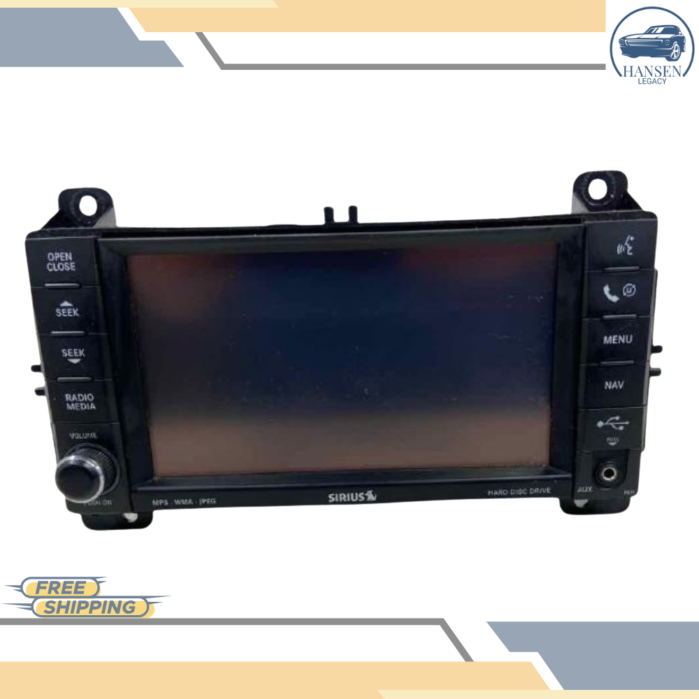 2011 Jeep Grand Cherokee Radio Receiver Display Screen Navigation ID RER 11 — view 3