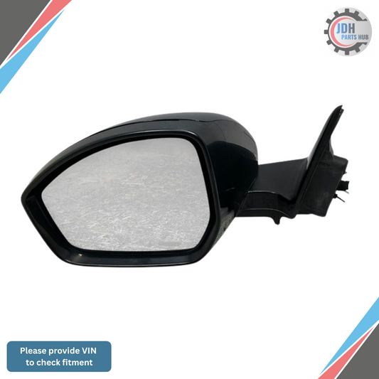 2014–2019 Land Rover Range Rover Evoque Left Driver Side Door Power Mirror Black — view 1