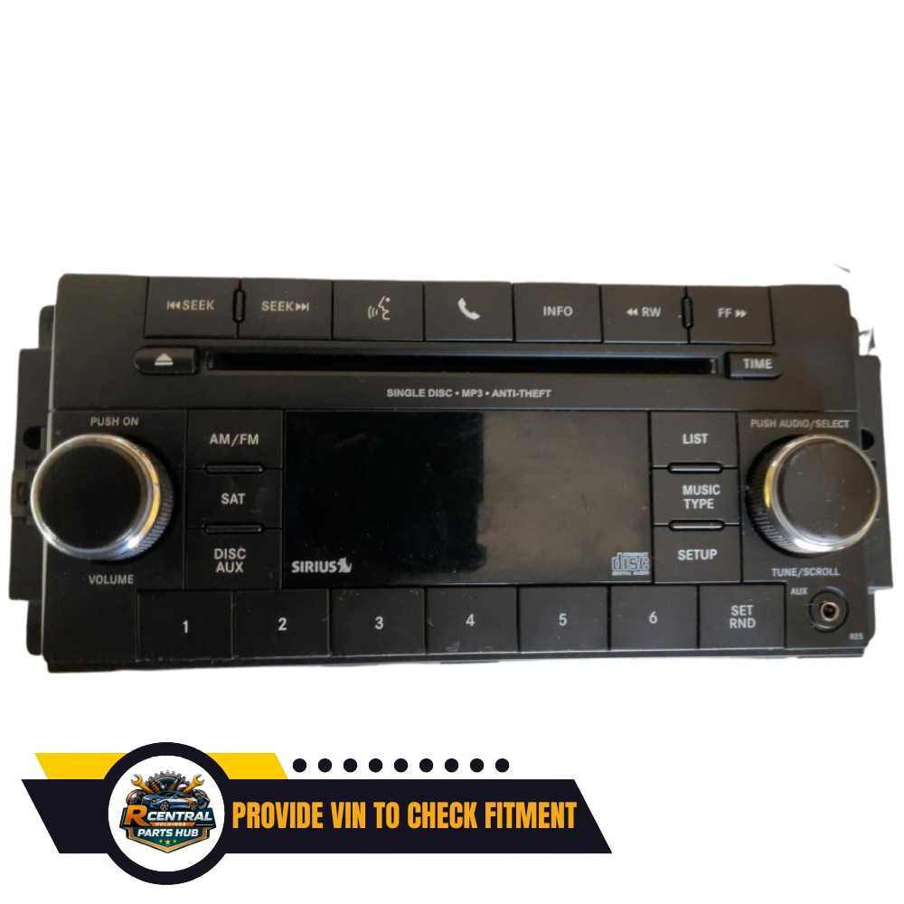 2012–2017 Jeep Patriot MP3 CD with Satellite Radio Receiver Face ID RES OEM — view 1