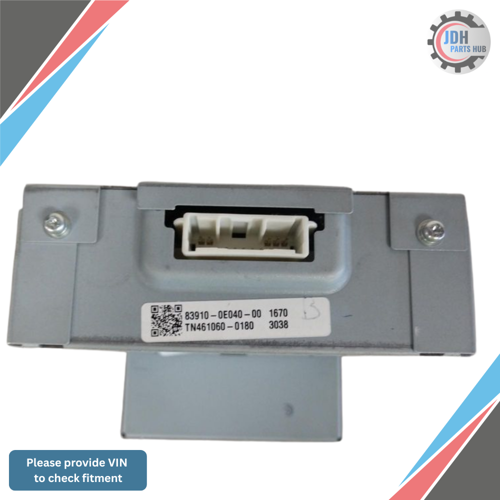 2009–2010 Toyota Highlander Upper Dash Information Display Screen OEM — view 2