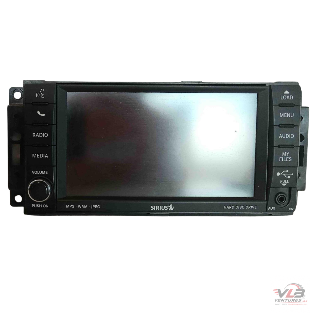 2011–2017 Jeep Patriot Compass AM FM CD DVD Satellite Radio Receiver ID RBZ OEM — view 1