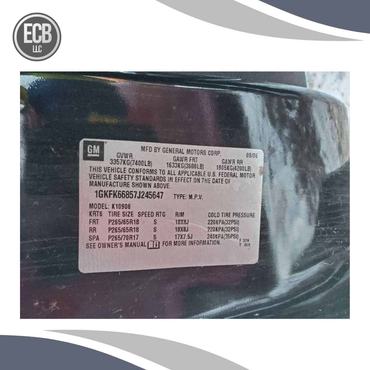 2007–2011 GMC Yukon Dash Mounted Heater AC Temp Control OEM — view 4