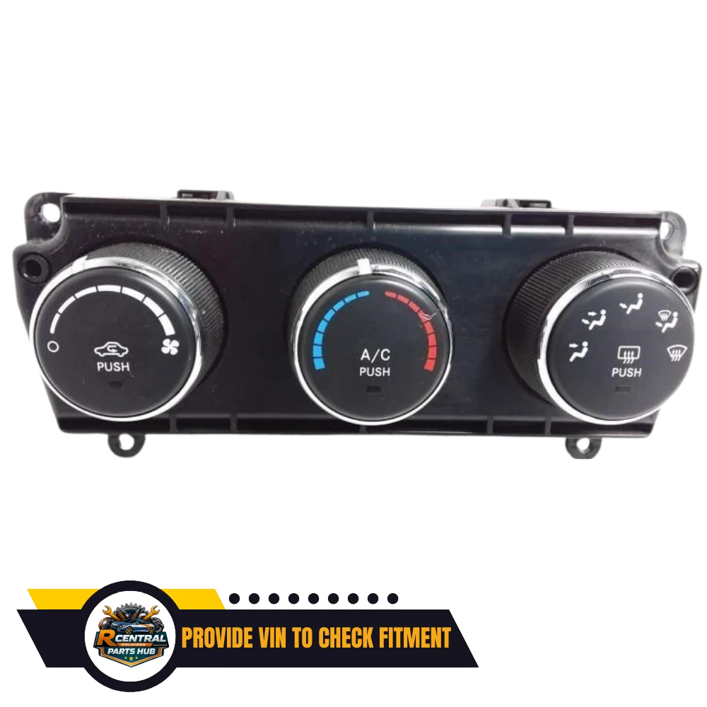 2011–2013 Jeep Wrangler Manual AC Heater Temperature Control OEM — view 1