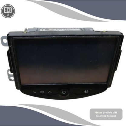 2015–2016 Chevrolet Sonic Radio Receiver Display Screen OEM — view 1